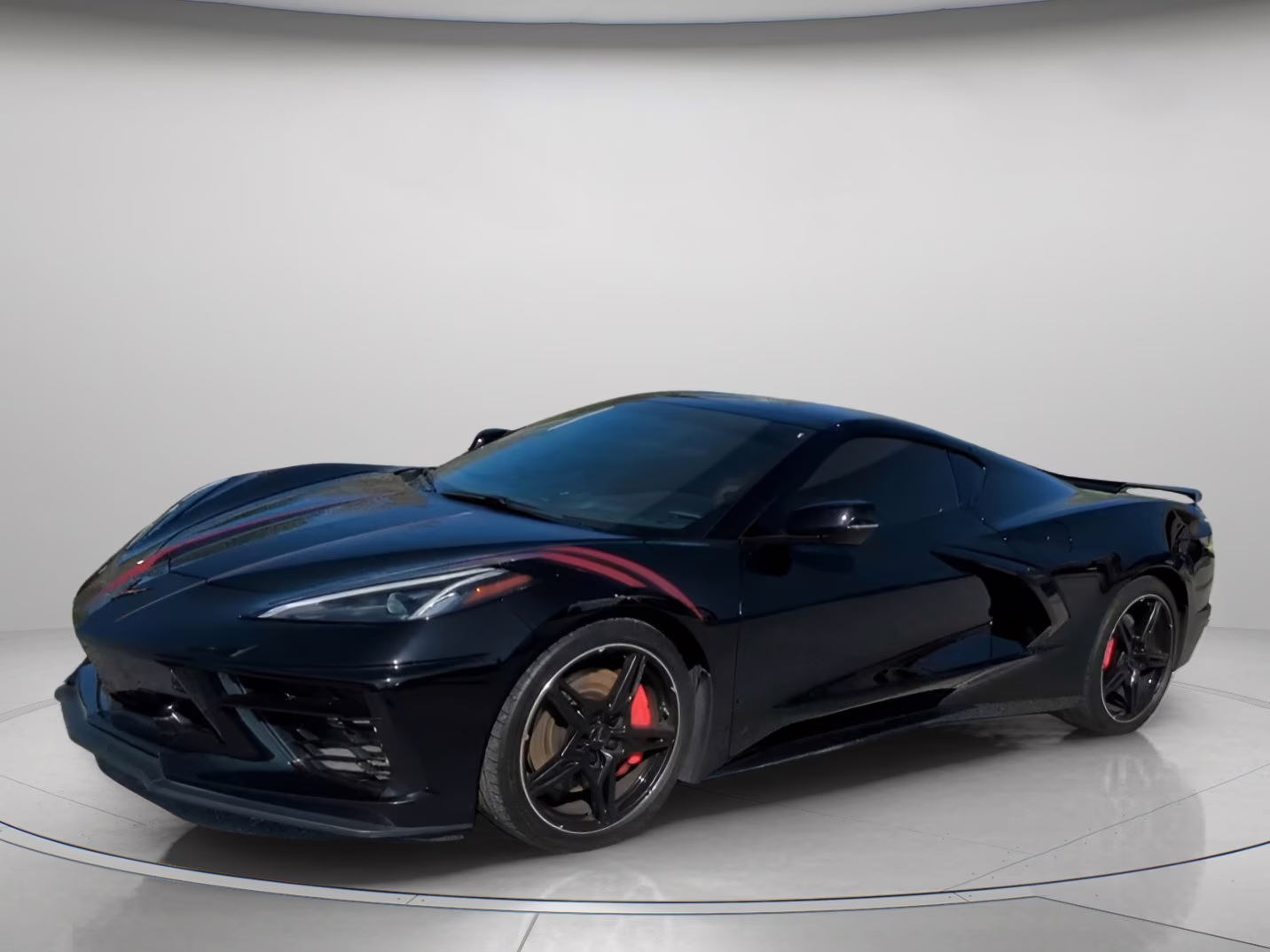 2022 Black Chevrolet Corvette 3LT RWD Coupe