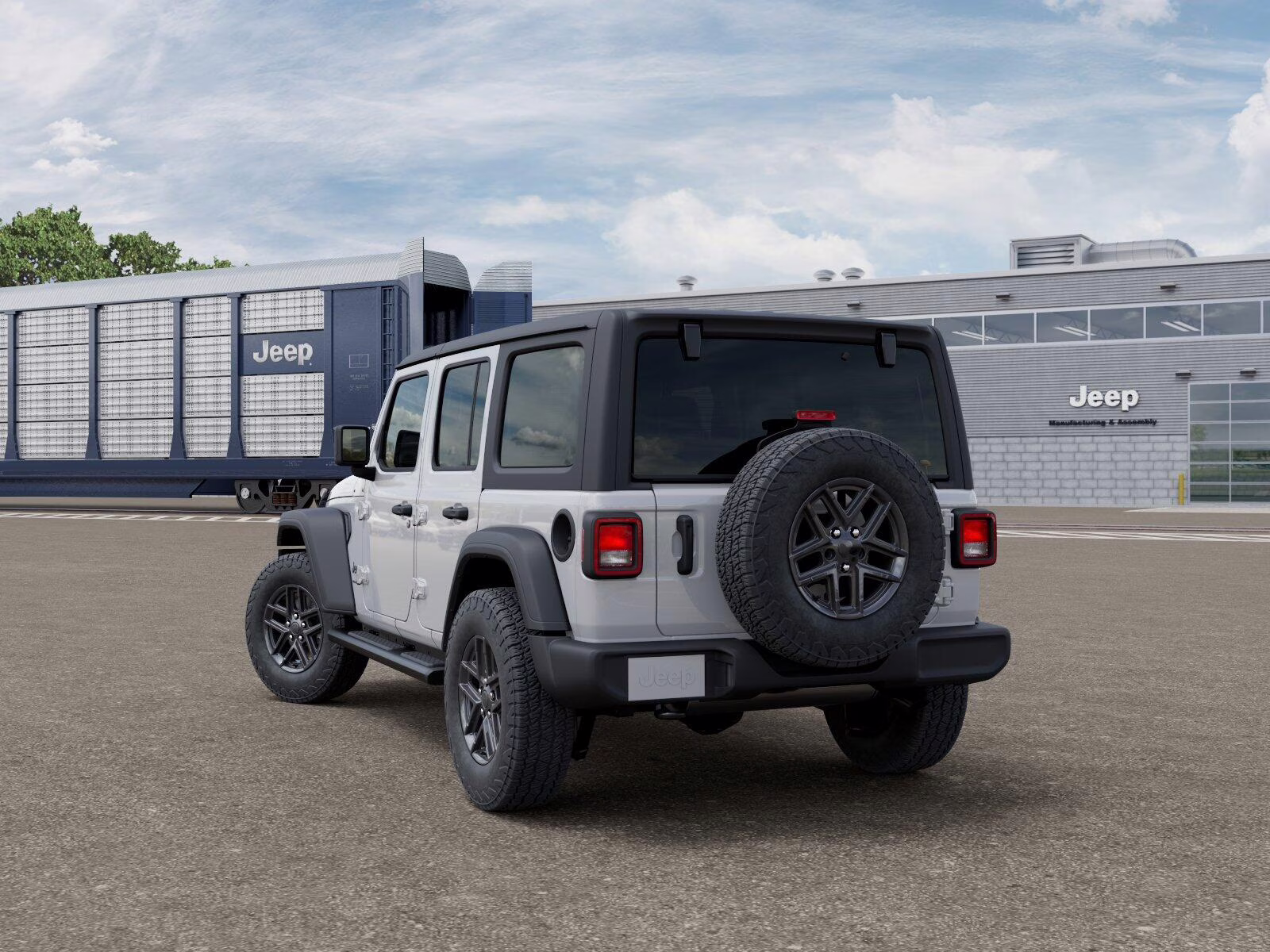 2026 Bright White Clear Coat Jeep Wrangler Unlimited Wrangler 4-door Sport S 4X4 4-door
