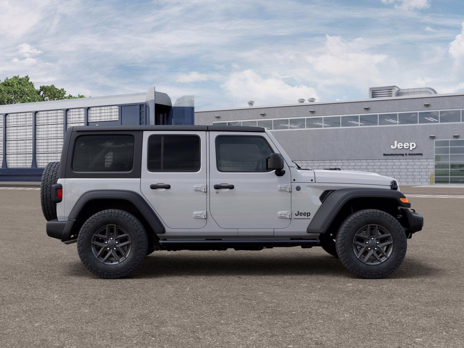 2026 Bright White Clear Coat Jeep Wrangler Unlimited Wrangler 4-door Sport S 4X4 4-door