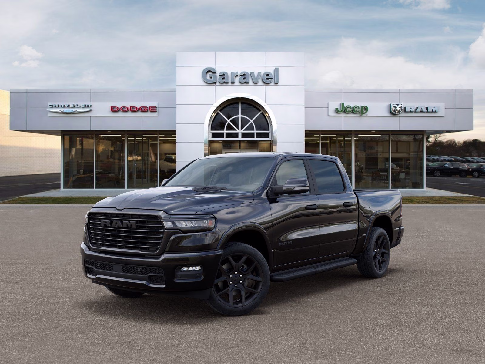 2026 Diamond Black Crystal Pearlcoat Ram 1500 Laramie 4X4 Truck