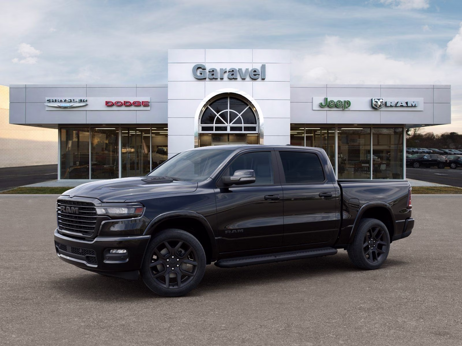 2026 Diamond Black Crystal Pearlcoat Ram 1500 Laramie 4X4 Truck