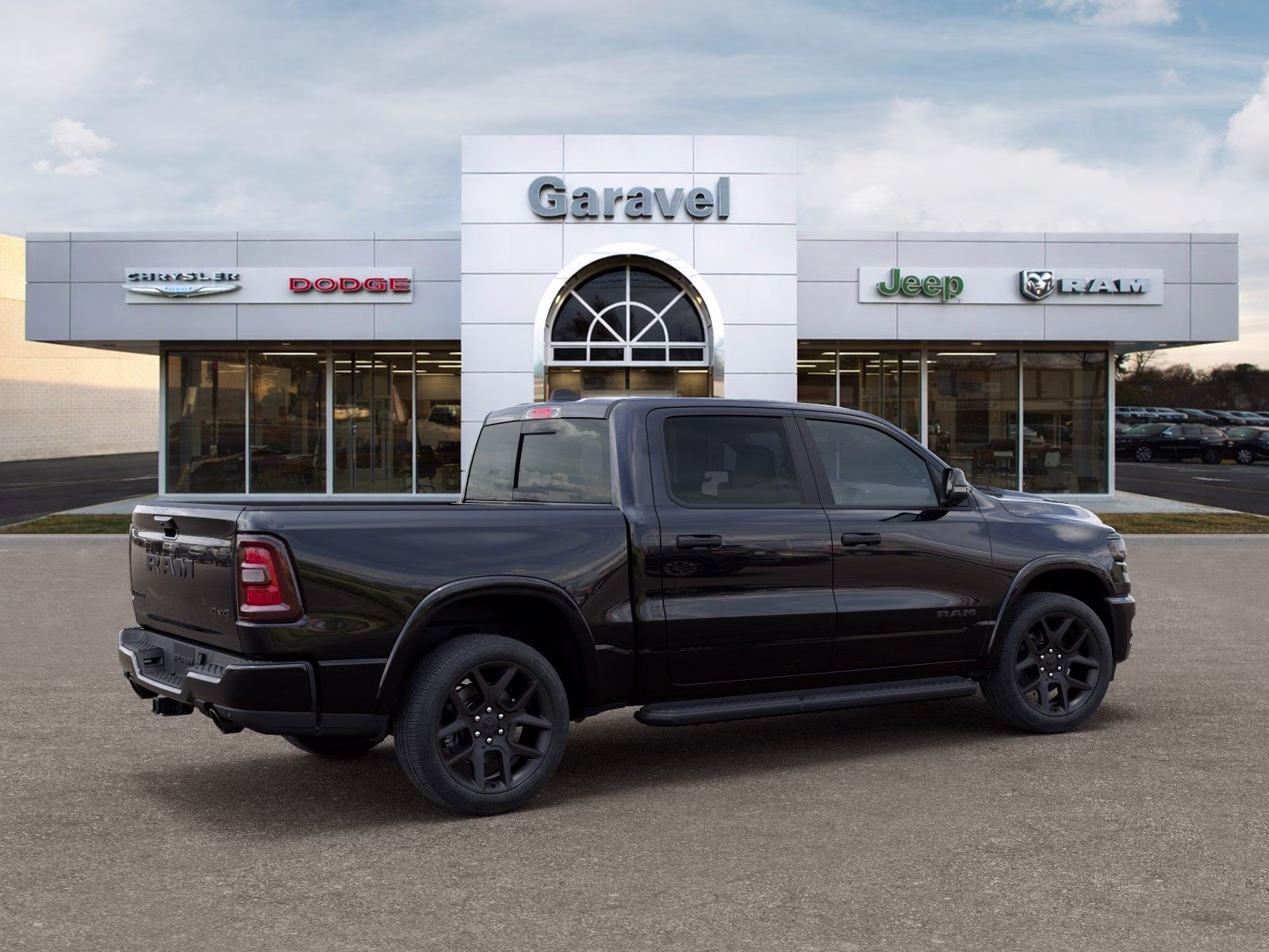 2026 Diamond Black Crystal Pearlcoat Ram 1500 Laramie 4X4 Truck