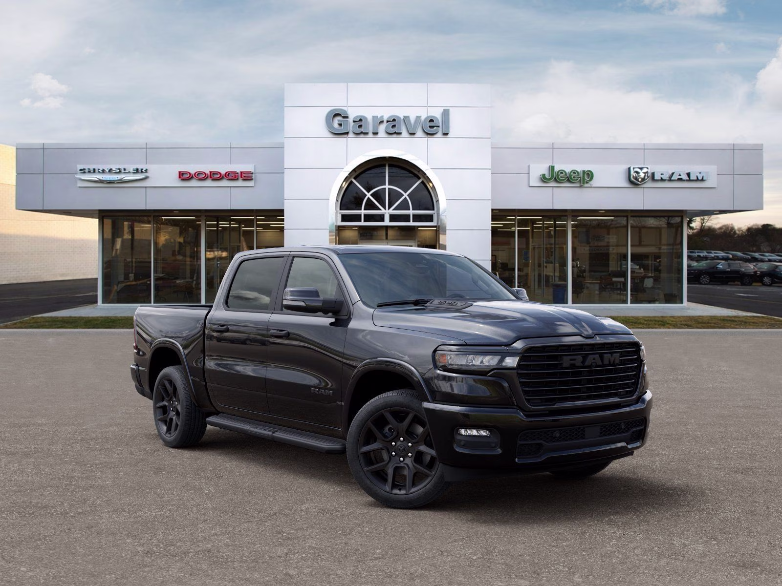 2026 Diamond Black Crystal Pearlcoat Ram 1500 Laramie 4X4 Truck