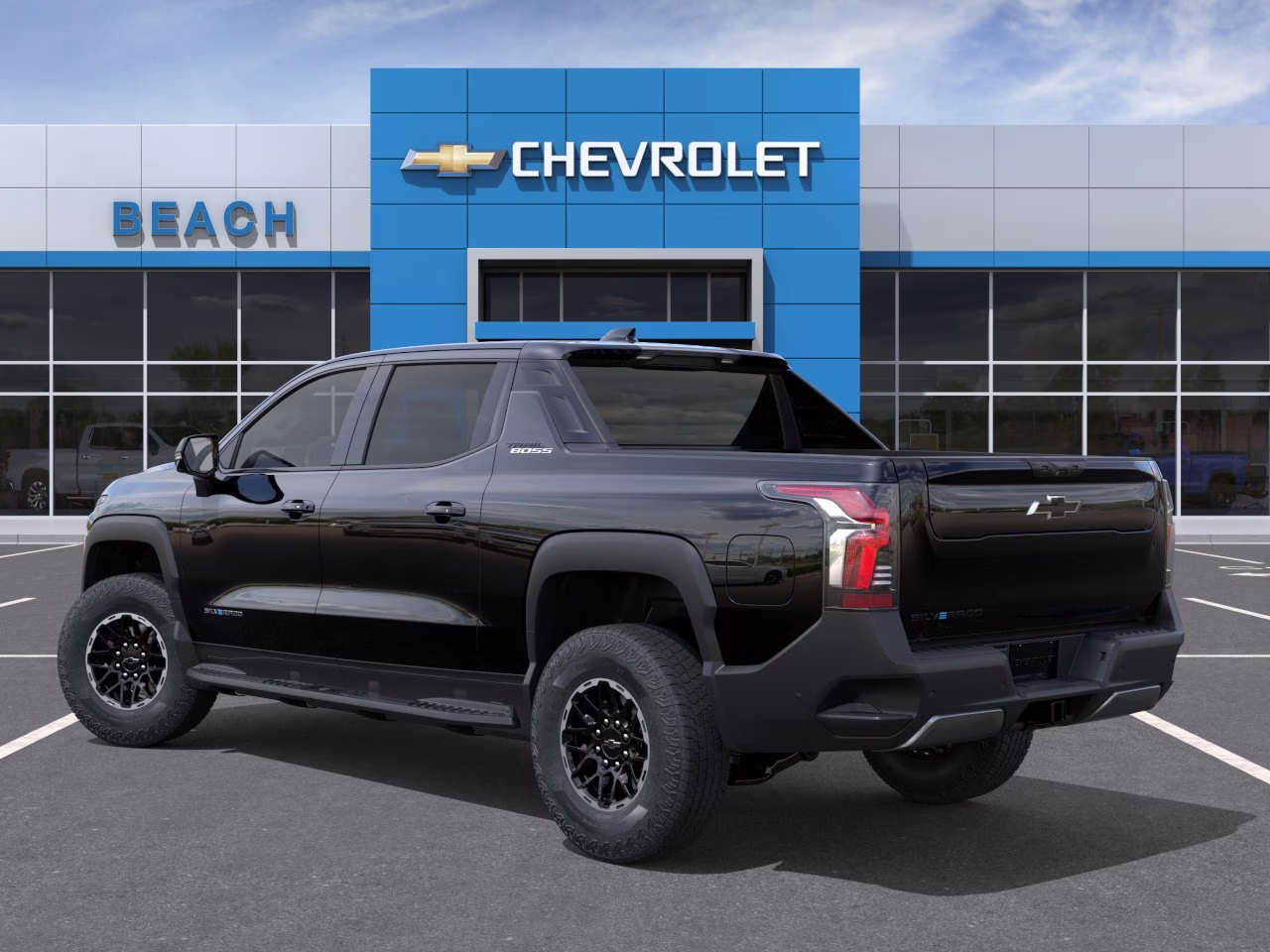 2026 Black Chevrolet Silverado EV Trail Boss - Extended Range 4X4 Truck
