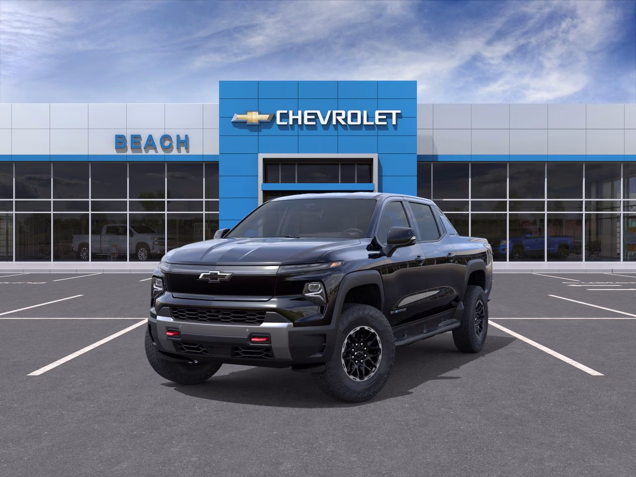 2026 Black Chevrolet Silverado EV Trail Boss - Extended Range 4X4 Truck