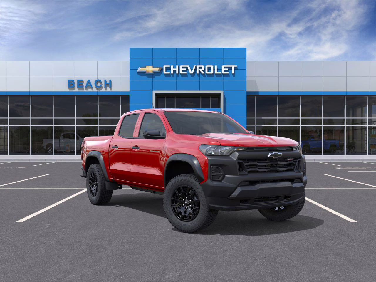 2026 Radiant Red Tintcoat Chevrolet Colorado Trail Boss 4X4 Truck
