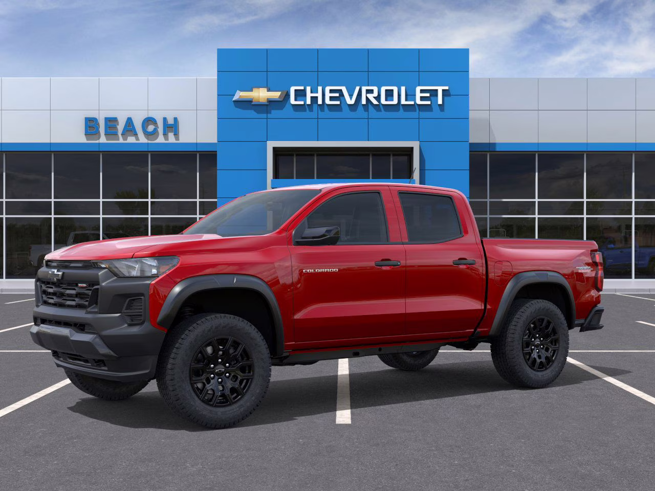 2026 Radiant Red Tintcoat Chevrolet Colorado Trail Boss 4X4 Truck