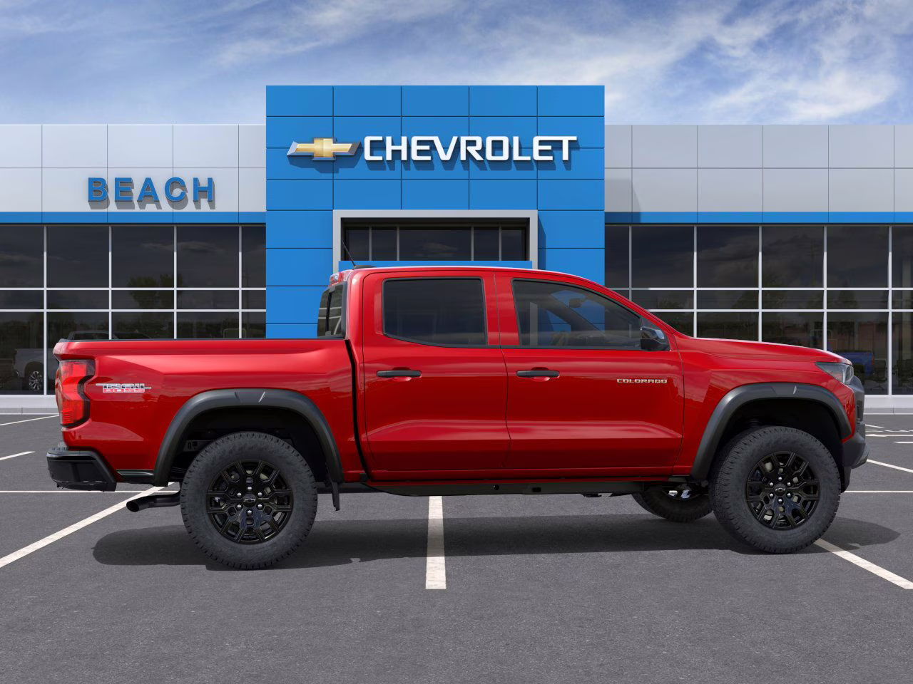 2026 Radiant Red Tintcoat Chevrolet Colorado Trail Boss 4X4 Truck