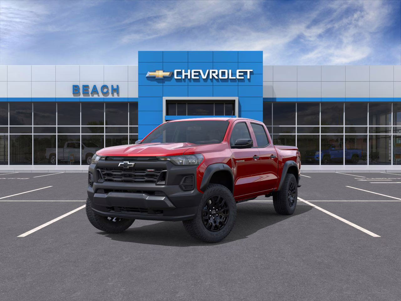 2026 Radiant Red Tintcoat Chevrolet Colorado Trail Boss 4X4 Truck