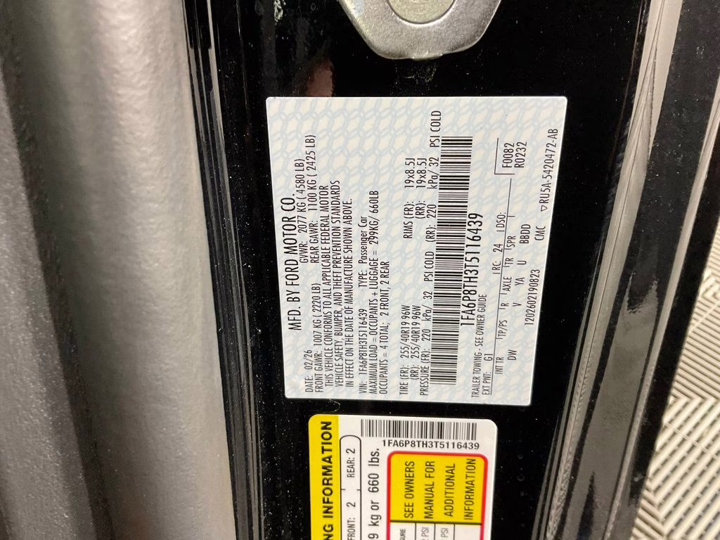 2026 Shadow Black Ford Mustang EcoBoost RWD Coupe