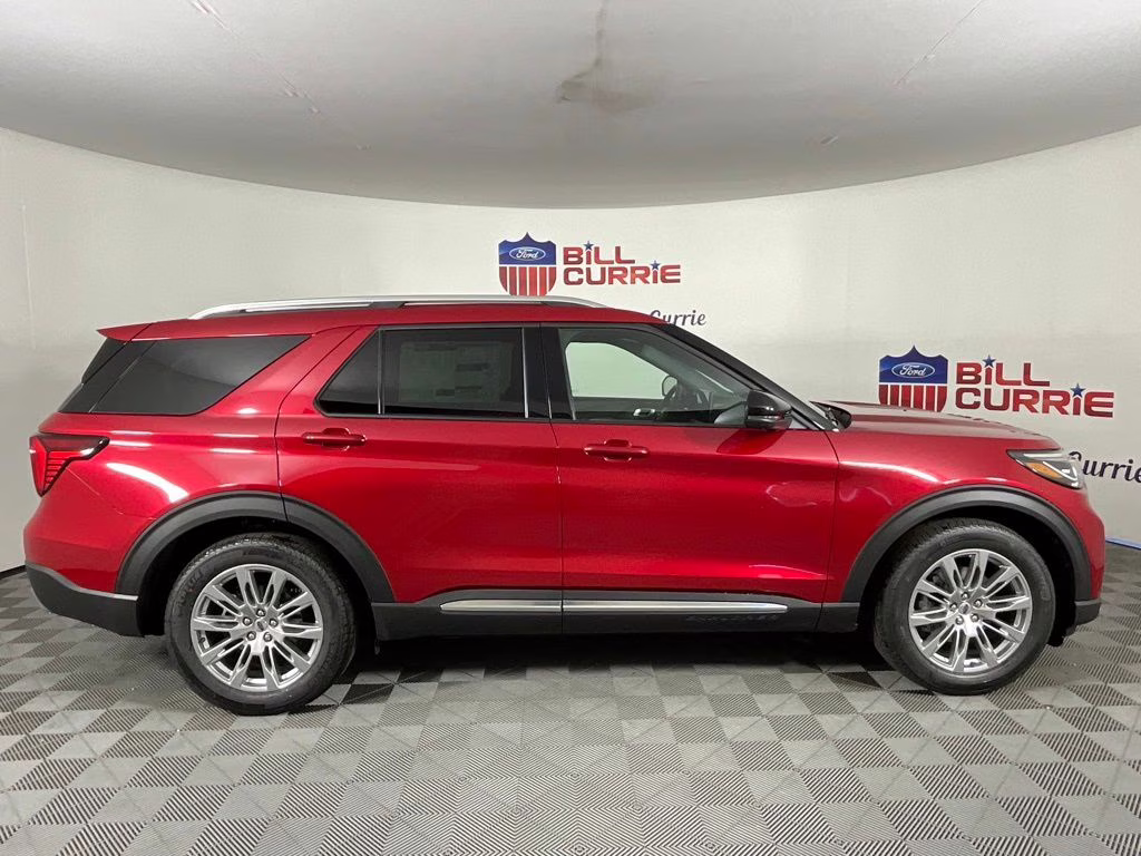 2026 Red Metallic Ford Explorer Platinum RWD SUV