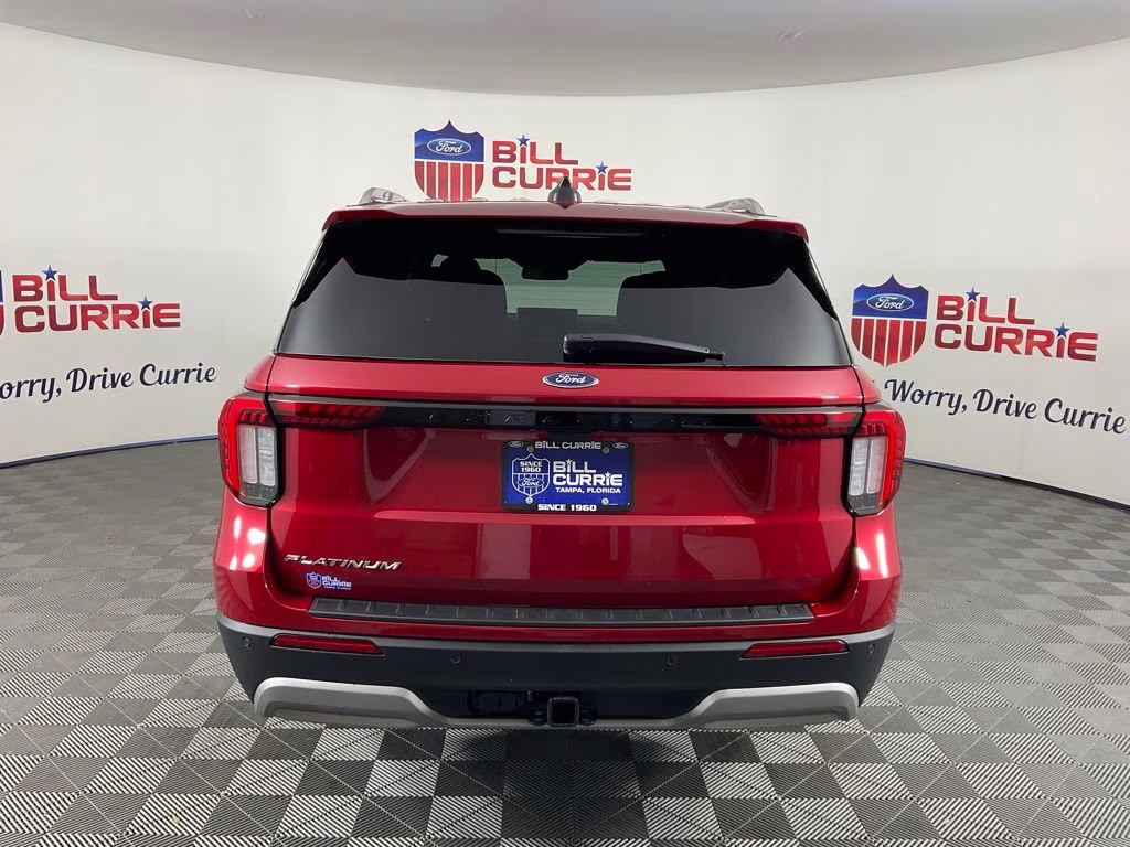 2026 Red Metallic Ford Explorer Platinum RWD SUV