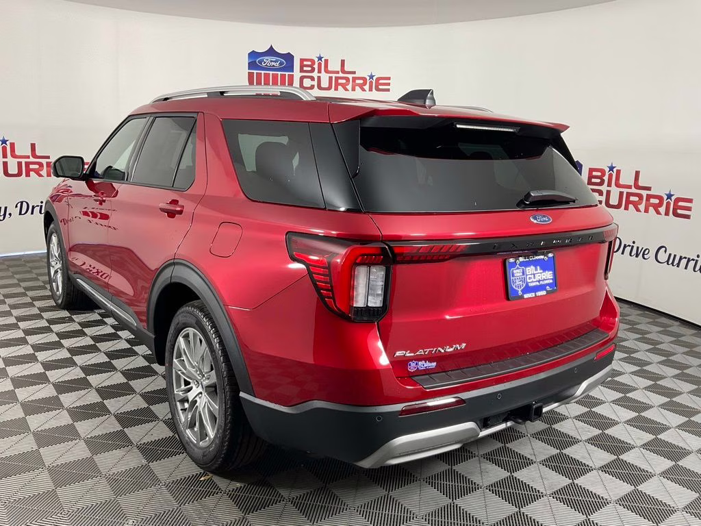 2026 Red Metallic Ford Explorer Platinum RWD SUV