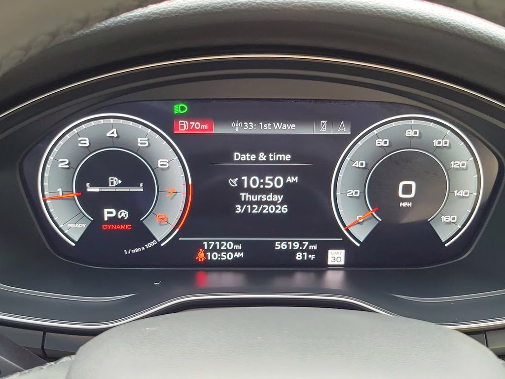 2025 Mythos Black Metallic Audi A5 Sportback 45 S line Premium Plus AWD Hatchback