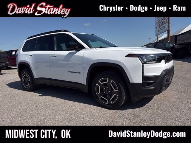 2026 Bright White Clearcoat Jeep Cherokee Limited 4X4 SUV