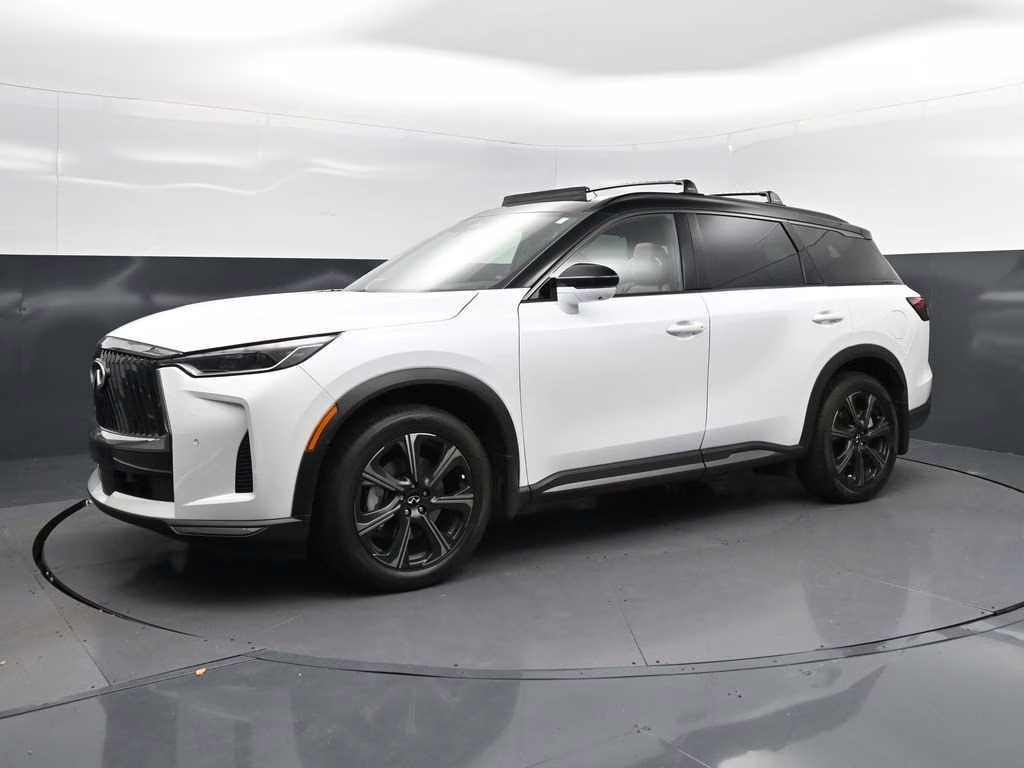2026 Radiant White/Black Obsidian INFINITI QX60 Autograph AWD SUV