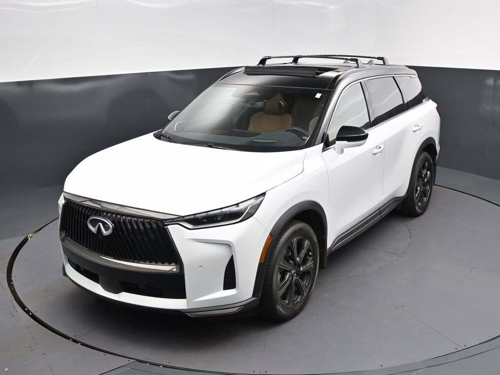 2026 Radiant White/Black Obsidian INFINITI QX60 Autograph AWD SUV