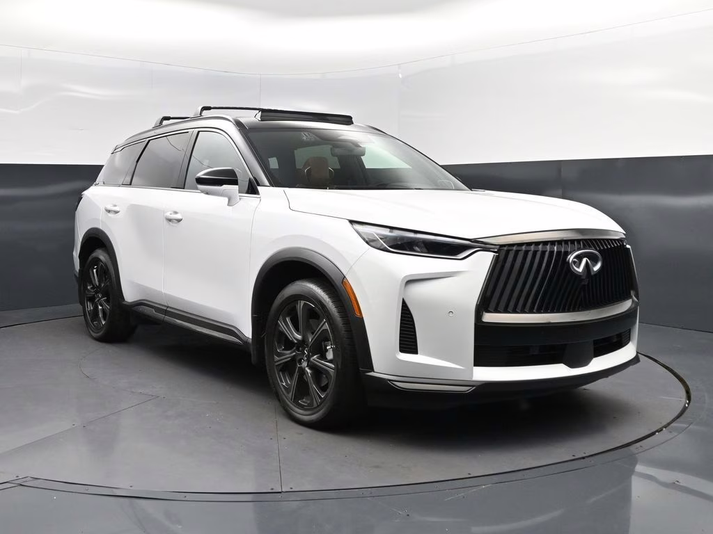 2026 Radiant White/Black Obsidian INFINITI QX60 Autograph AWD SUV