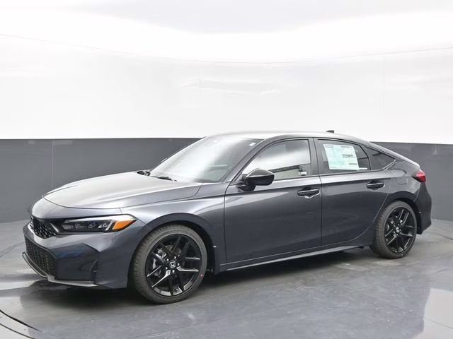 2026 Meteorite Gray Metallic Honda Civic Sport FWD Hatchback