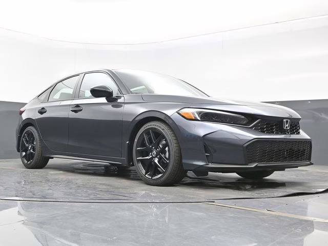 2026 Meteorite Gray Metallic Honda Civic Sport FWD Hatchback