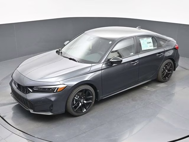 2026 Meteorite Gray Metallic Honda Civic Sport FWD Hatchback