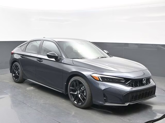 2026 Meteorite Gray Metallic Honda Civic Sport FWD Hatchback