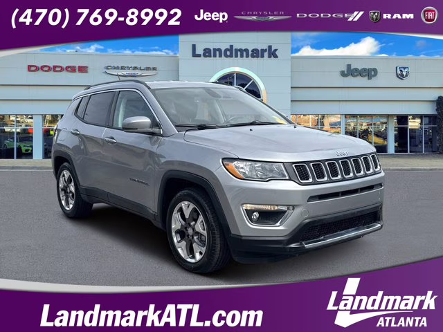 2019 Billet Silver Metallic Clearcoat Jeep Compass Limited FWD SUV