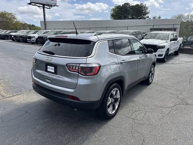 2019 Billet Silver Metallic Clearcoat Jeep Compass Limited FWD SUV