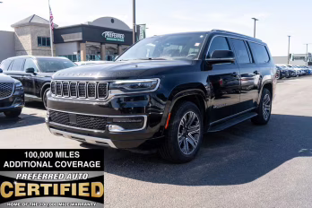 2024 Diamond Black Crystal Pearlcoat Jeep Wagoneer L Series II 4X4 SUV