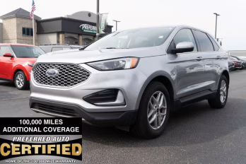 2024 Silver Metallic Ford Edge SEL AWD SUV