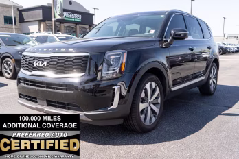2022 Ebony Black Kia Telluride S FWD SUV