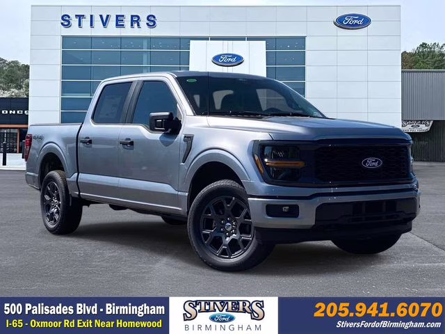 2026 Silver Metallic Ford F-150 STX 4X4 Truck