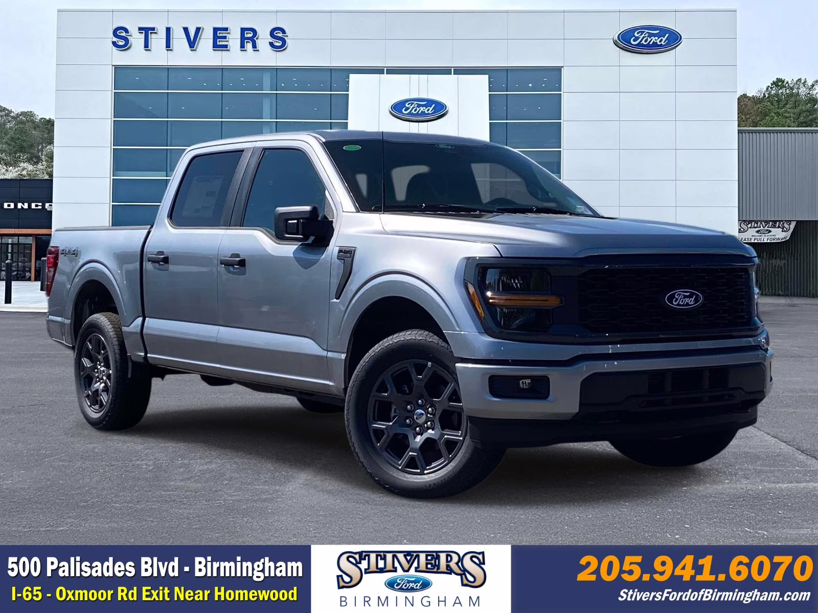 2026 Silver Metallic Ford F-150 STX 4X4 Truck