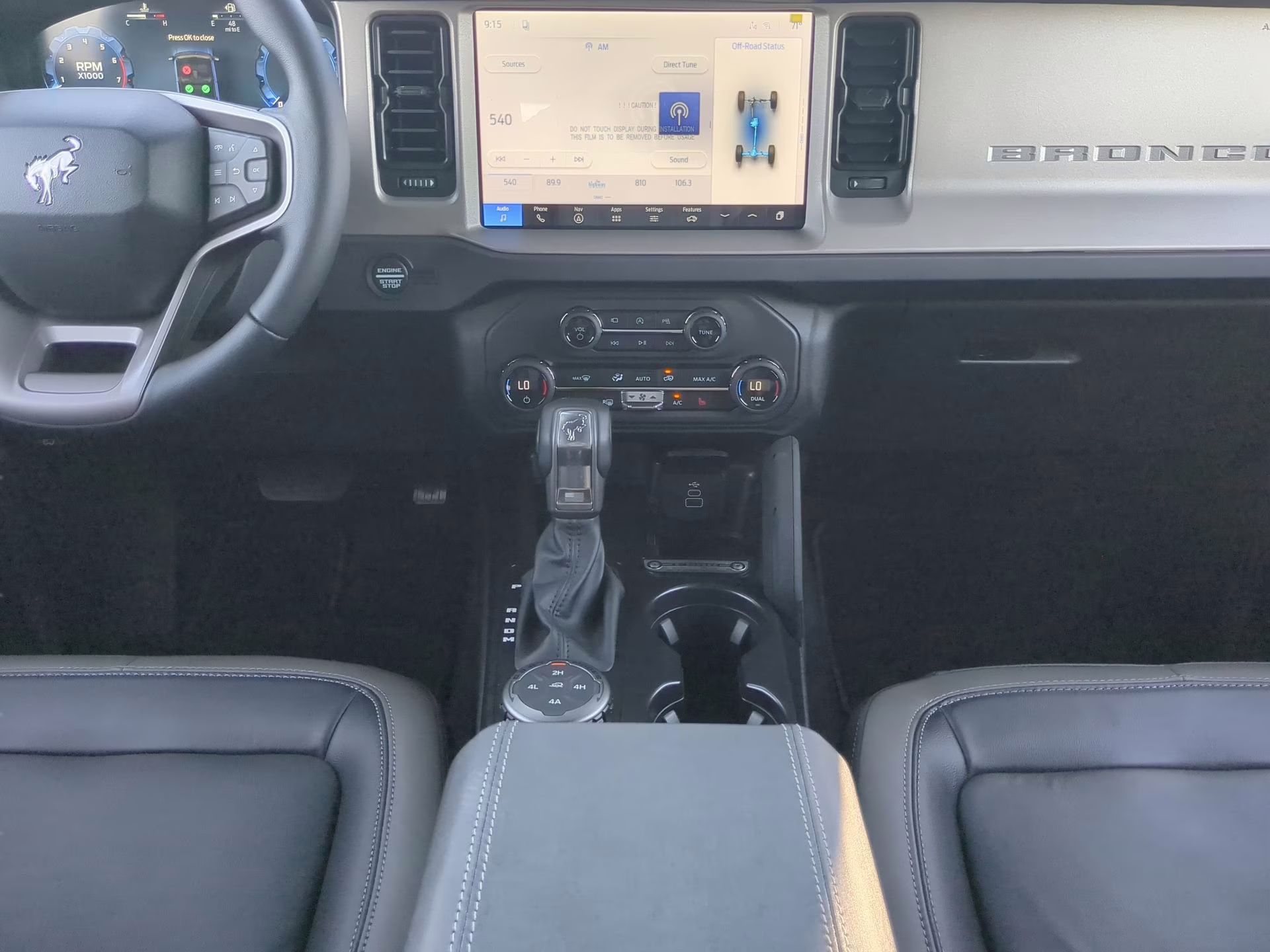 2026 Avalanche Gray Ford Bronco Outer Banks 4X4 Convertible
