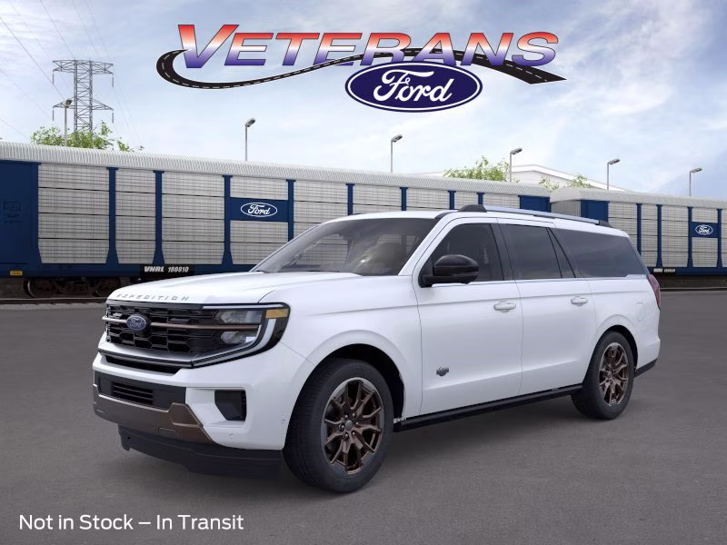 2026 Star White Metallic Tri-Coat Ford Expedition Max King Ranch 4X4 SUV