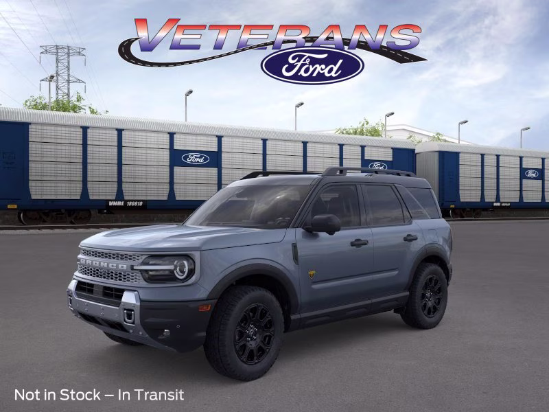 2026 Azure Gray Metallic Tri-Coat Ford Bronco Sport Badlands 4X4 SUV