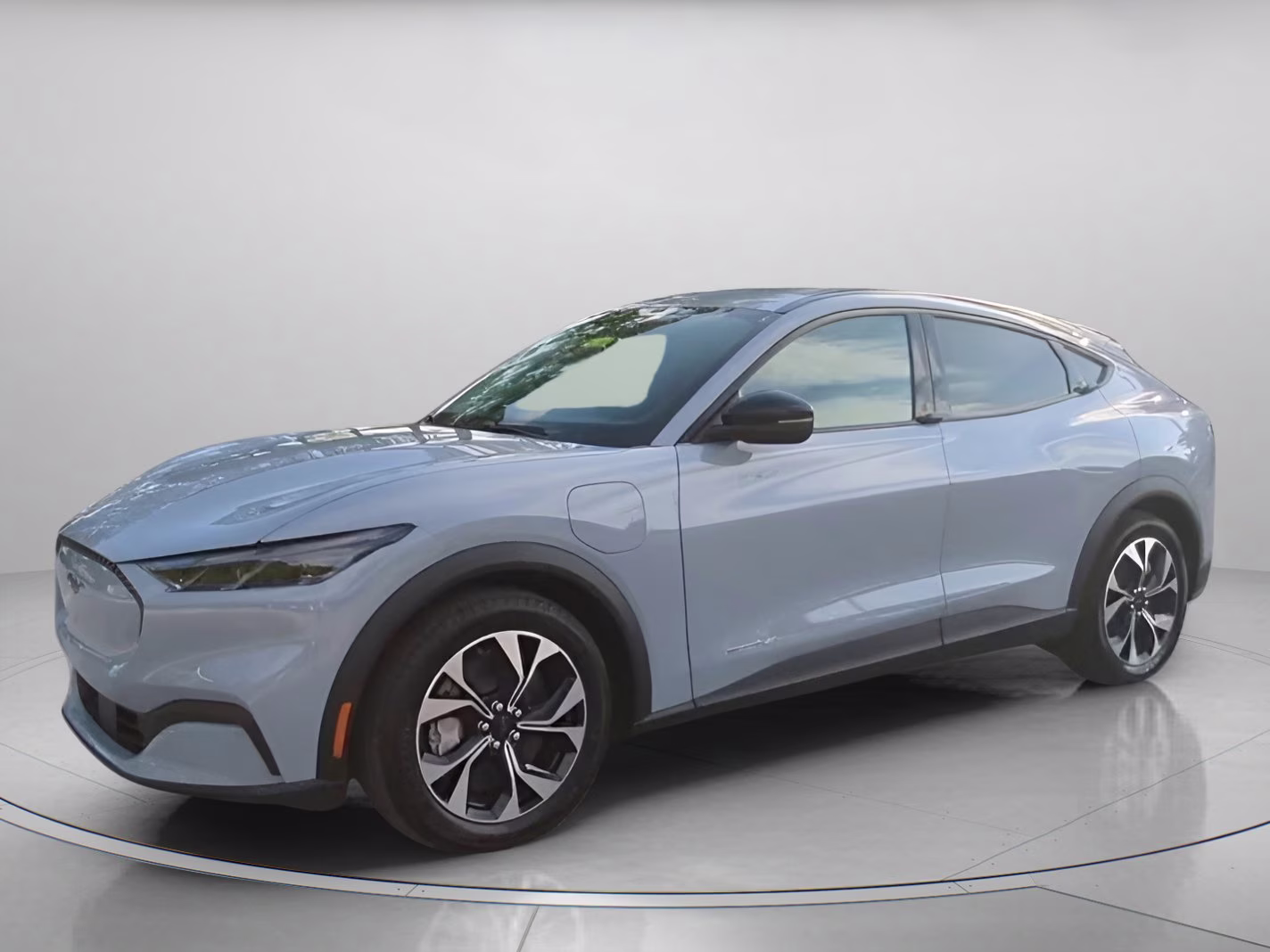 2026 Glacier Gray Metallic Tricoat Ford Mustang Mach-E Select RWD SUV