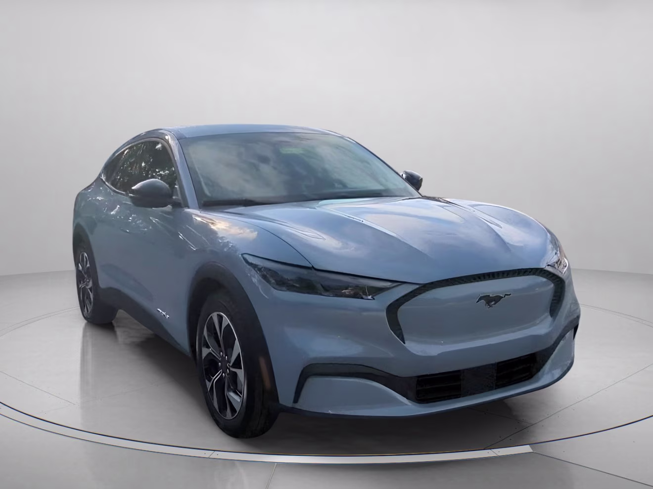 2026 Glacier Gray Metallic Tricoat Ford Mustang Mach-E Select RWD SUV