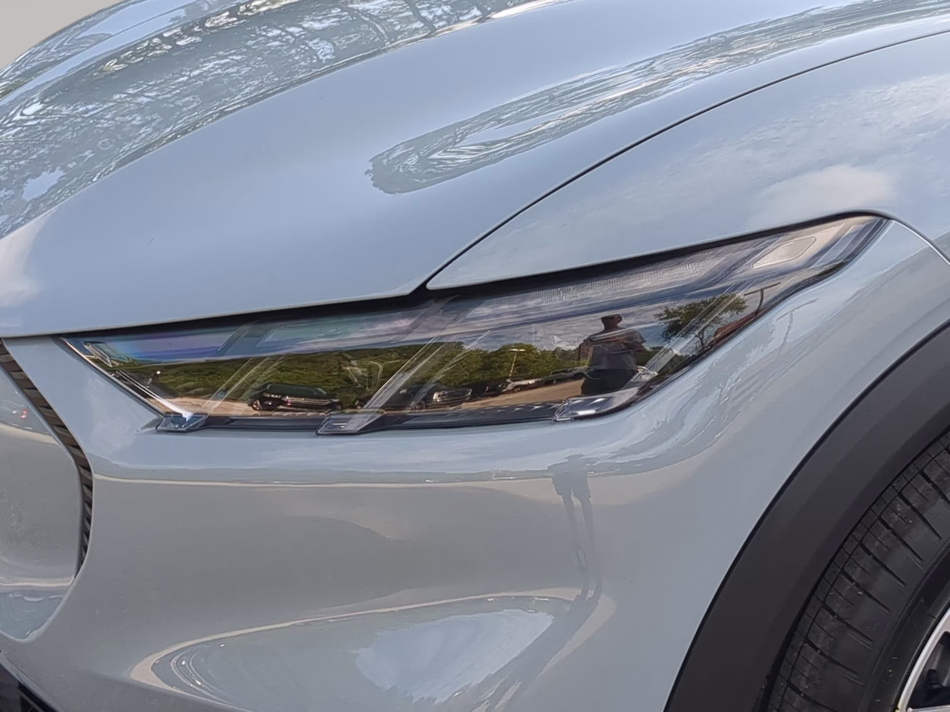 2026 Glacier Gray Metallic Tricoat Ford Mustang Mach-E Select RWD SUV