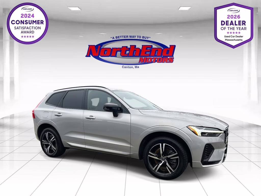 2022 Silver Volvo XC60 Recharge Plug-In Hybrid T8 R-Design AWD SUV