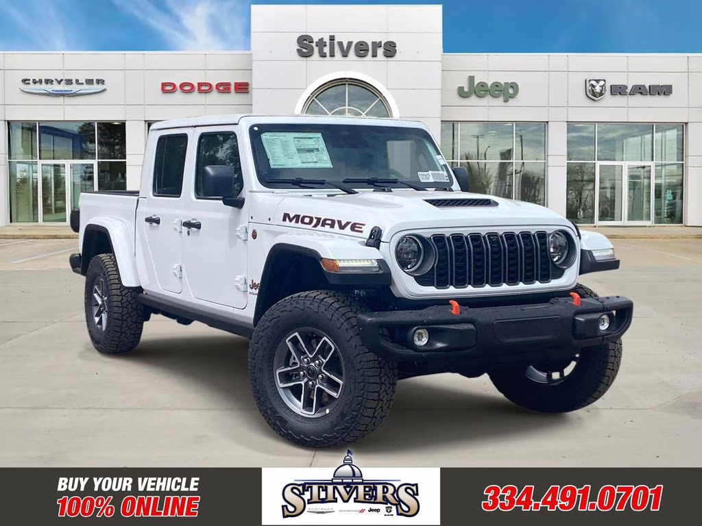 2026 Bright White Clearcoat Jeep Gladiator Mojave X 4X4 Truck