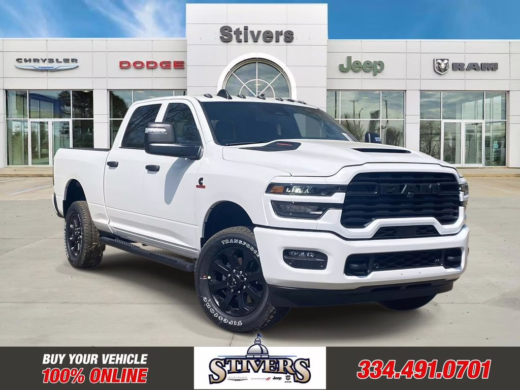 2026 Bright White Clearcoat Ram 2500 Tradesman 4X4 Truck