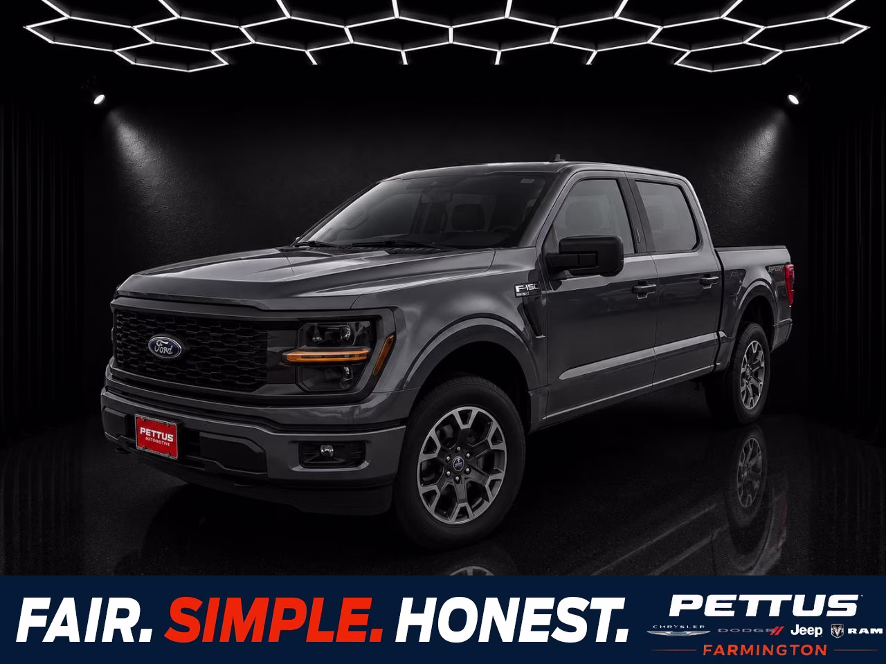 2024 Carbonized Gray Metallic Ford F-150 STX 4X4 Truck