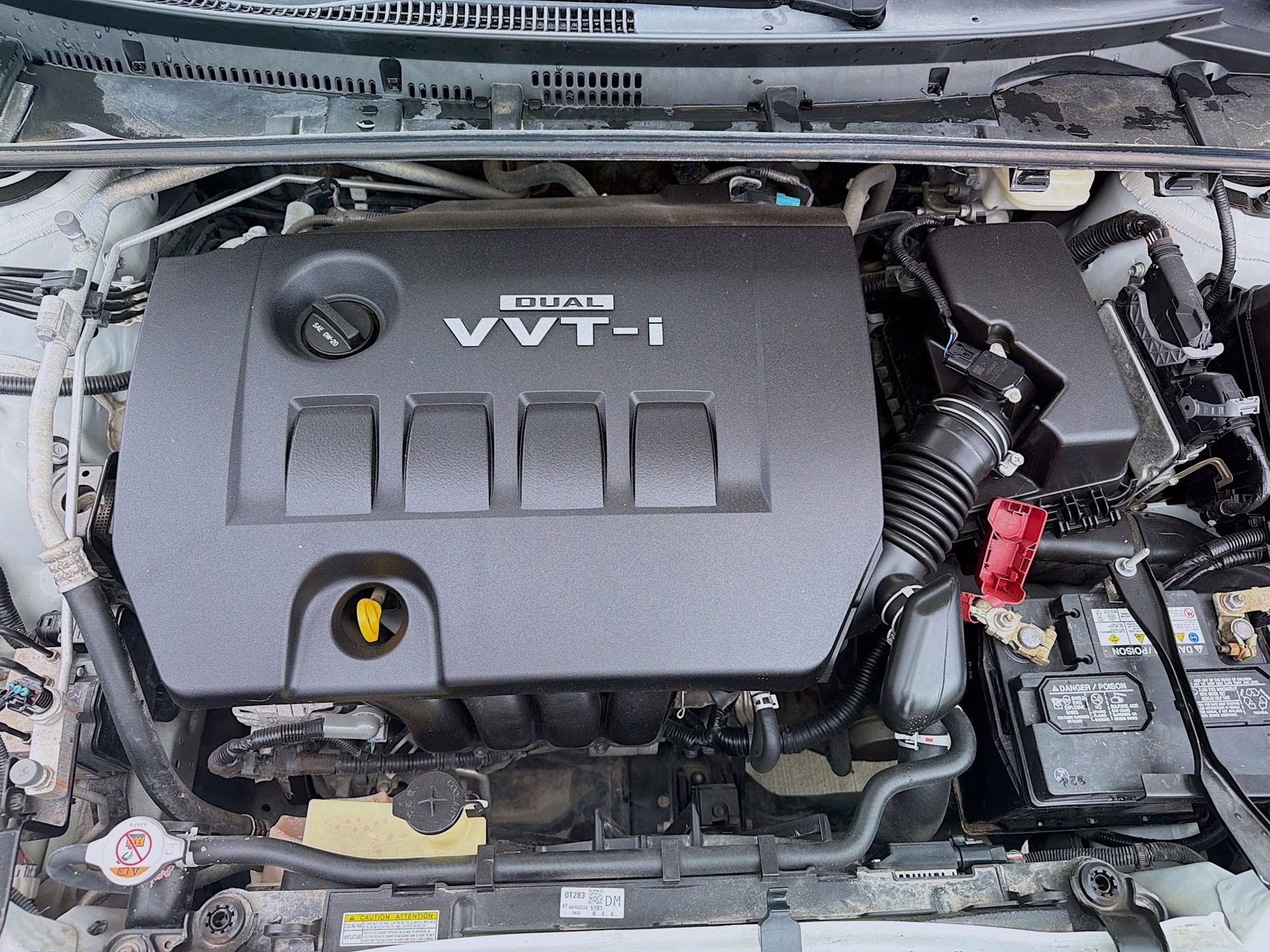 2019 Super White Toyota Corolla LE FWD Sedan