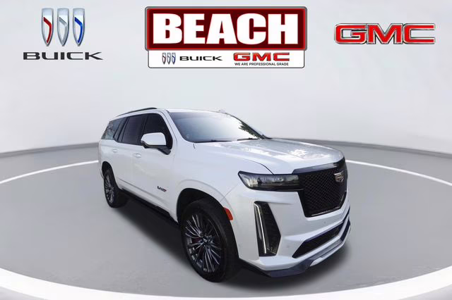 2023 Crystal White Tricoat Cadillac Escalade V-Series AWD SUV