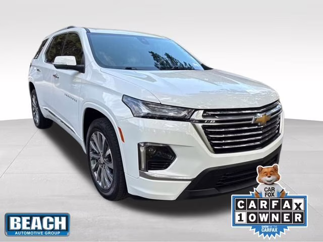 2023 Summit White Chevrolet Traverse Premier FWD SUV