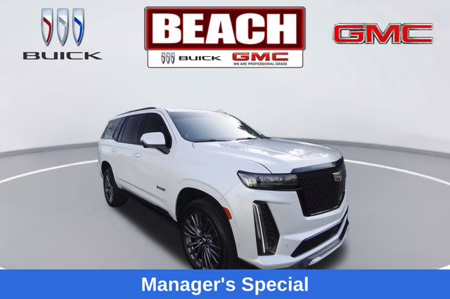 2023 Crystal White Tricoat Cadillac Escalade V-Series AWD SUV