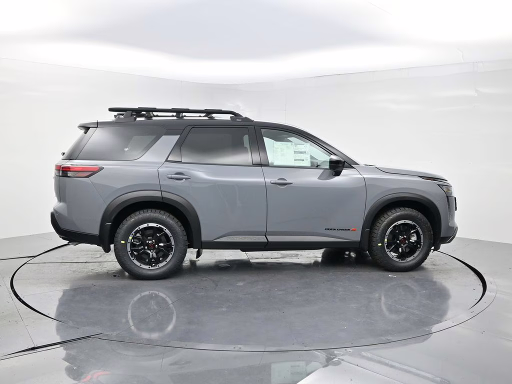 2026 Boulder Gray/Super Black Nissan Pathfinder Rock Creek 4X4 SUV