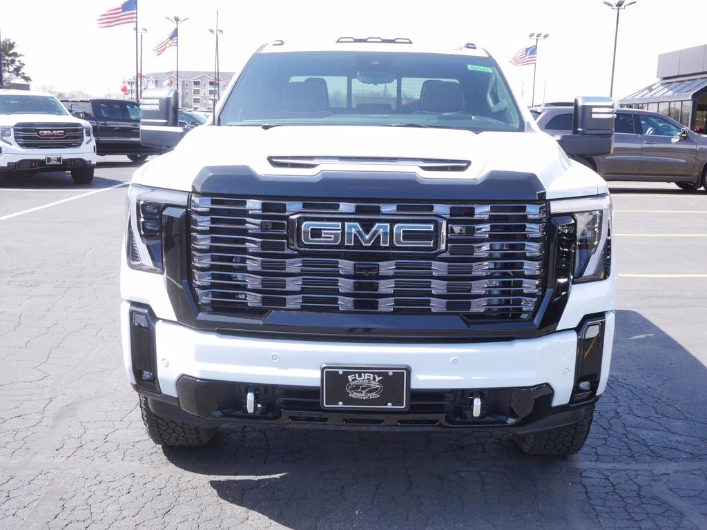 2026 Glacier White Tricoat GMC Sierra 3500HD Denali Ultimate 4X4 Truck