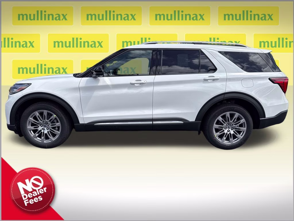2026 Star White Metallic TC Ford Explorer Platinum RWD SUV